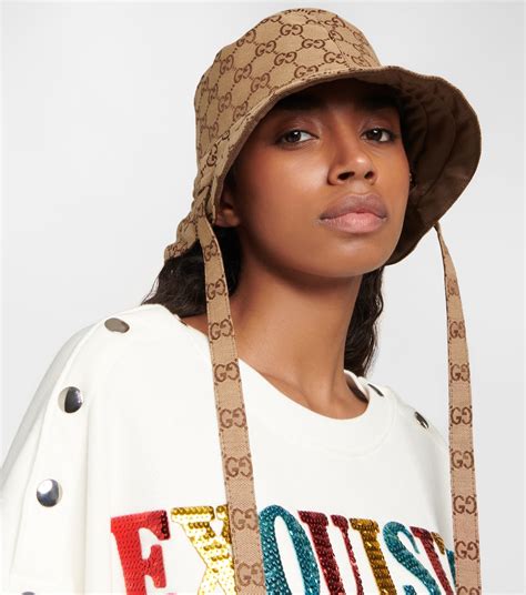 gucci earflap hat|Gucci bucket hat.